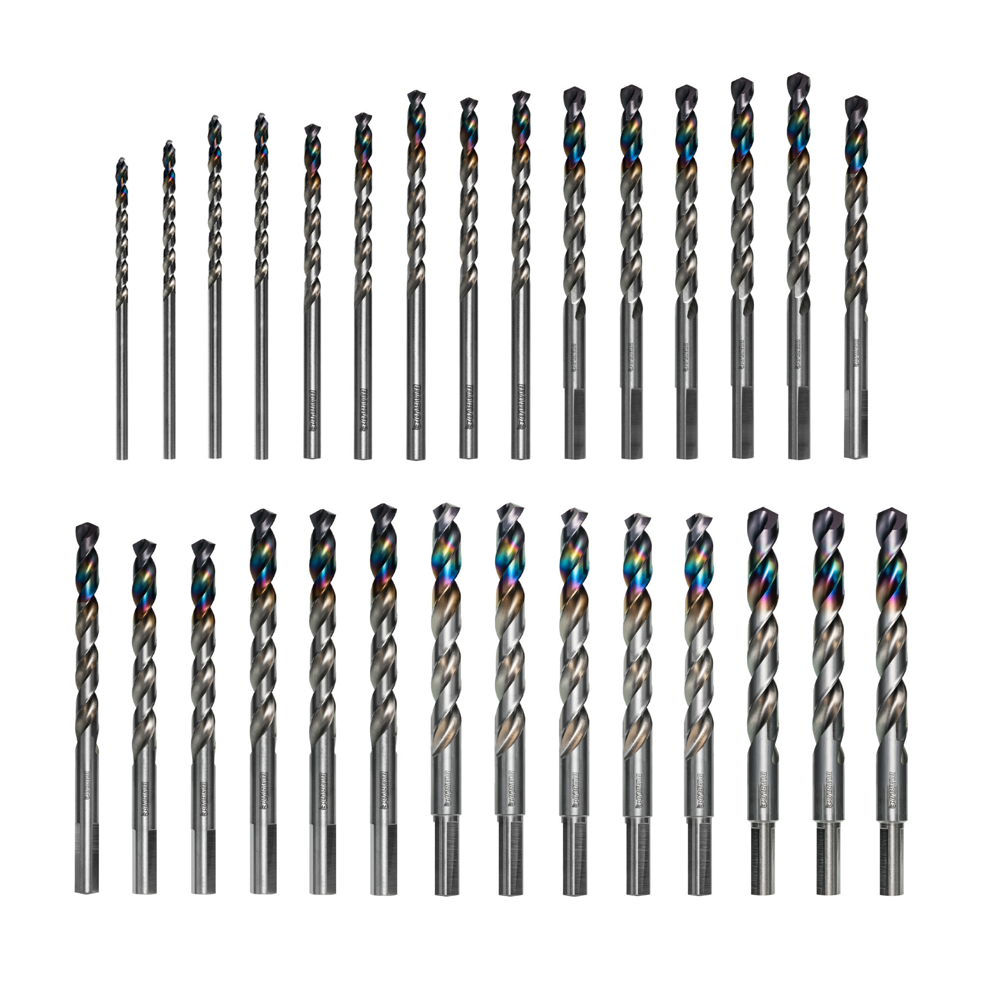 Diablo, Metal Demon™ Drill Bits Set for Mild, Hardened and Stainless Steels, 29pc, DMD-S29